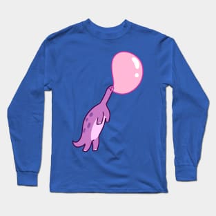 Bubblegum Balloon Dinosaur Long Sleeve T-Shirt